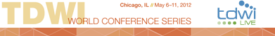 TDWI Chicago World Conference 2012 Happening Now!