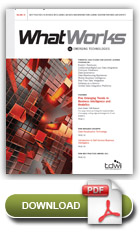TDWI What Works in Emerging Technologies