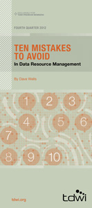 Ten Mistakes to Avoid In Data Resource Management
