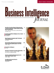 Business Intelligence Journal, Vol 15, No 4