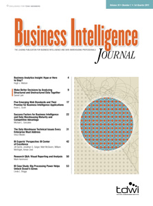 Business Intelligence Journal, Vol 16 No 1