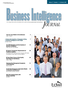 Business Intelligence Journal, Volume 17, Number 1