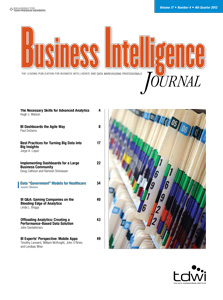 Business Intelligence Journal, Volume 17, Number 4