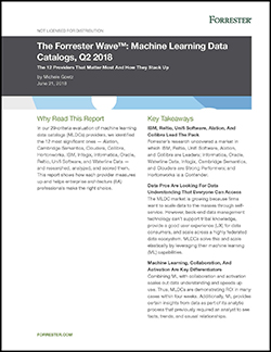 Forrester wave machine clearance learning data catalogs