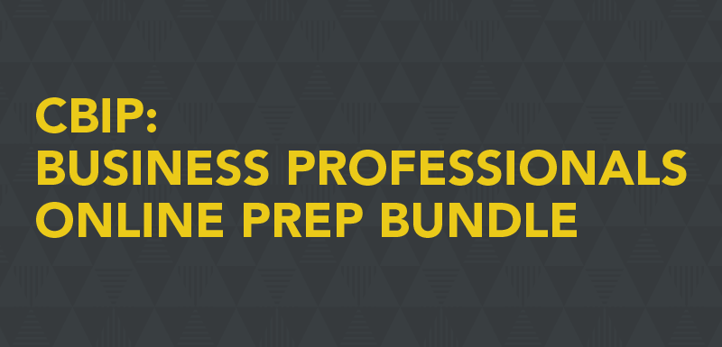 CBIP: Business Professionals Online Prep Bundle
