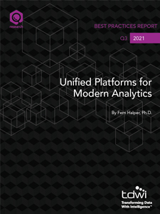 TDWI Best Practices Report: Unified Platforms for Modern Analytics