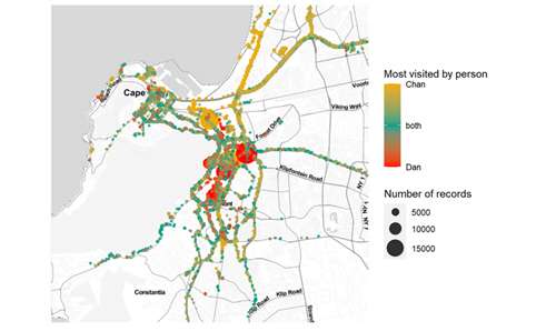 sample of data visualization, linked to full visualization at Chan.co.za