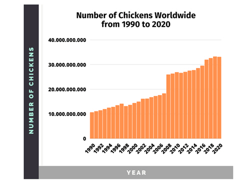 sample of data visualization, linked to full visualization at Chicken Fans