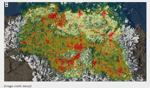sample of data visualization, linked to full visualization at PCGamer