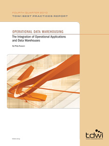 Operational Data Warehousing
