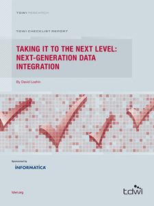 TDWI Checklist Report // Taking IT to the Next Level: Next-Generation Data Integration