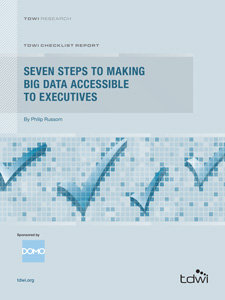 TDWI Checklist Report: Seven Steps to Making Big Data Accessible to Executives