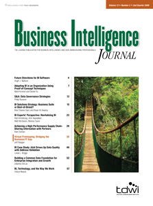 TDWI Business Intelligence Journal, Volume 13, Number 2