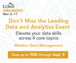 TDWI Orlando The Leading Data and Analytics Education Conference