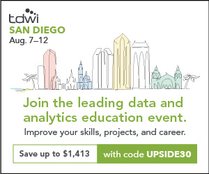 TDWI San Diego Conference August 7—12, 2022