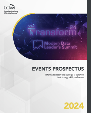 TDWI Events Prospectus Brochure Download (PDF)