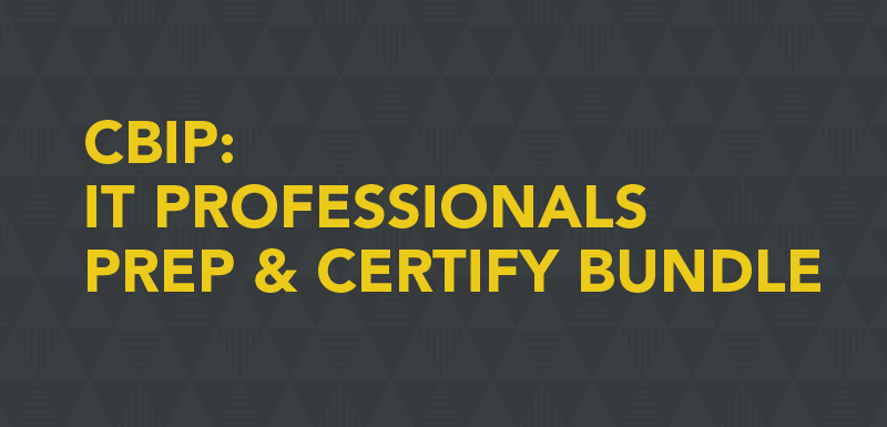 CBIP: IT Professionals Prep & Certify Bundle