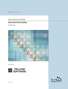 TDWI Checklist Report Operational Data Quality