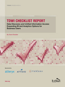 TDWI Checklist Report: Data Discovery and Unified Information Access