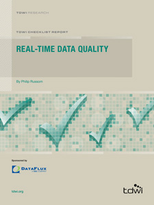 TDWI Checklist Report: Real-Time Data Quality