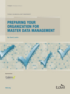 TDWI Checklist Report Preparing Your Organization for Master Data Management