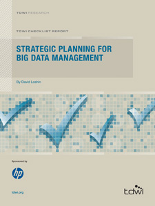 TDWI Checklist Report: Strategic Planning for Big Data Management