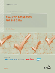 TDWI Checklist Report: Analytic Databases for Big Data
