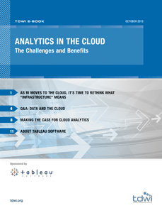 TDWI E-Book: Analytics in the Cloud