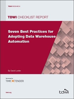 Seven Best Practices for Adopting Data Warehouse Automation