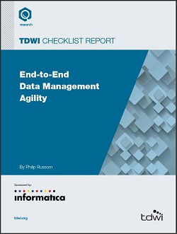 TDWI Checklist Report: End-to-End data management cover image