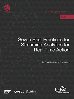 Streaming Analytics Checklist Report Cover Image