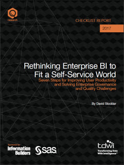 Rethinking Enterprise BI to Fit a Self-Service World cover