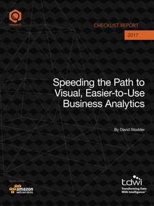Speeding the Path to Visual Easier Business Analytics checklist cover