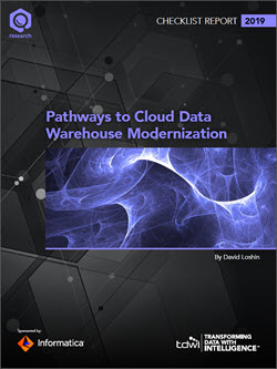checklist report cloud data warehouse modernization