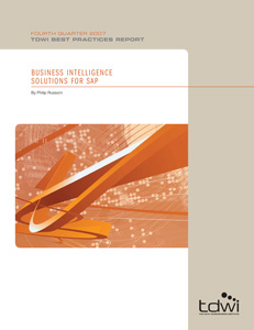 TDWI Best Practices Report Q4 2007