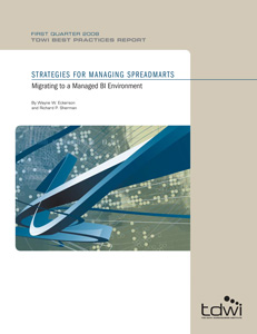 TDWI Best Practices Report Q1 2008