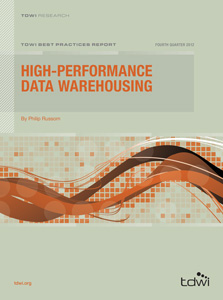 TDWI Best Practices Report Q4 2012