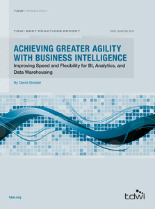 TDWI Best Practices Report Q1 2013