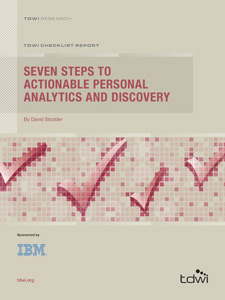 Seven Steps to Actionable Personal Analytics and Discovery