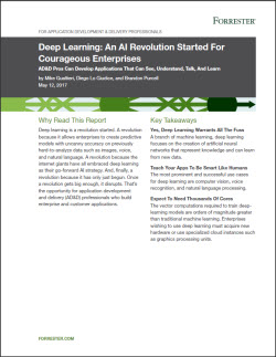 Cloudera WP Forrester Deep Learning