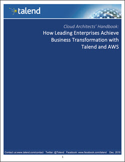 Business Transformation with Talend and AWS cover