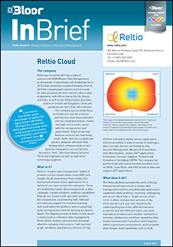 Reltio InBrief White paper cover image