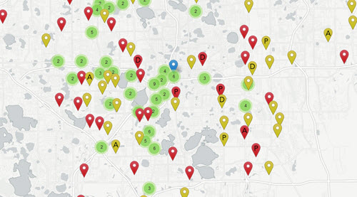 Slate.com Interactive Gun Violence Map
