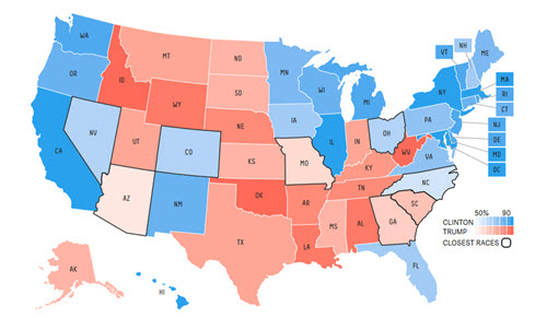 538 Presidential Poll Projection