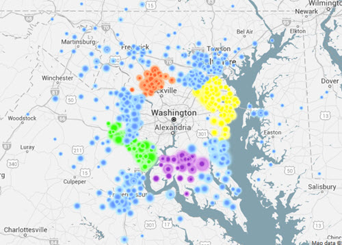Commute Map American Community Survey